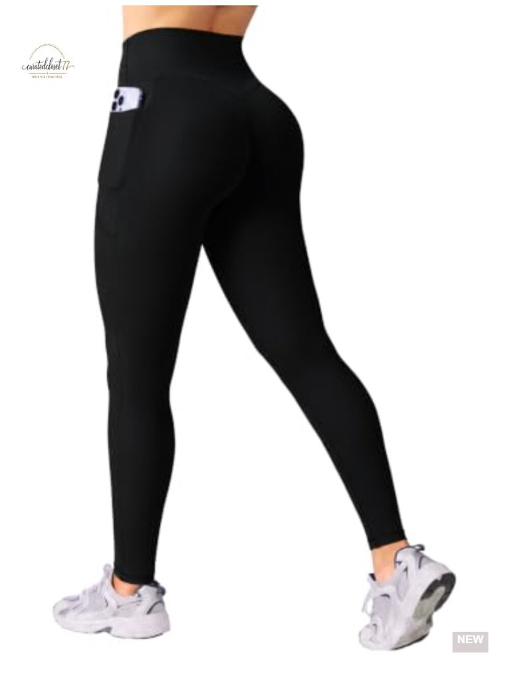 High Waisted Leggings with Pockets - 4-Way Stretch Yoga Pants